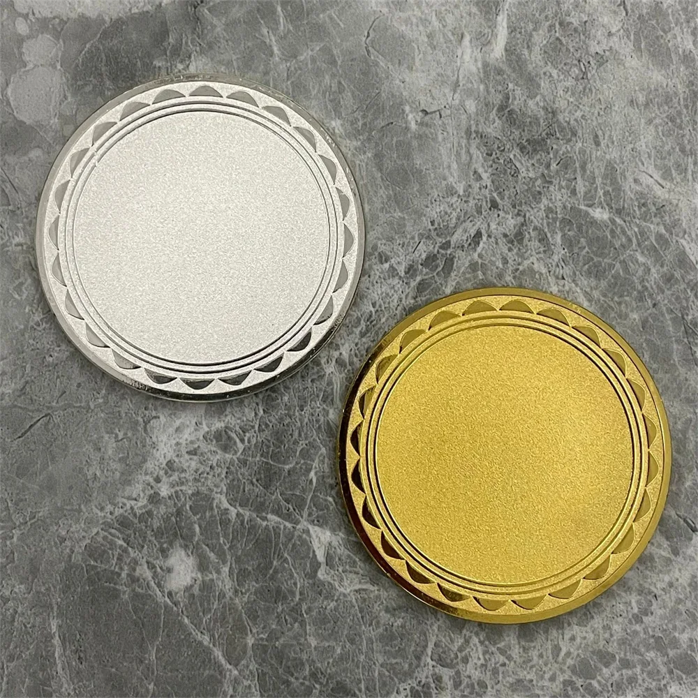 50mm Commemorative Coin Blank Coin Round Birthday Gift Wedding Couple Commemorative Collection commemorative coin