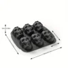 Skull Mold 3D Silicone Mold Candy Mold Chocolate Mold Ice Cube Tray  for DIY Cake Decorating Tool Baking Tools Accessories 4