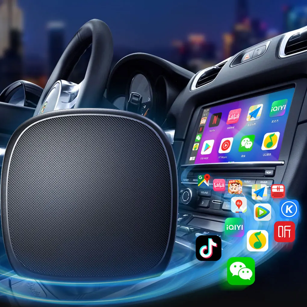 Wireless Carplay Adapter Android box octa-core 4G car machine interconnection box wired to wireless carplay Qualcomm box 6125