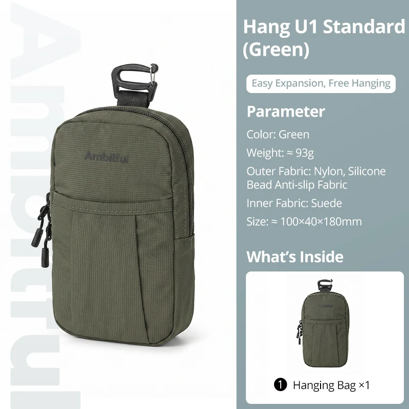 Ambitful Water Resistant Compact Shoulder Strap Bag