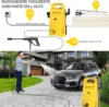 Home& Garden High Pressure Washer,3-IN-1 Power Jet Nozzle,High Power Portable Electric Jet Washer for Patio Car Driveway &Garden 3
