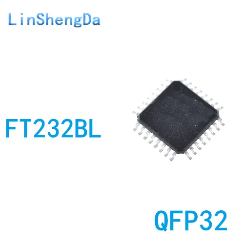 

Чип FT232BL с USB на последовательный порт LQFP32 QFP32, 10 шт.