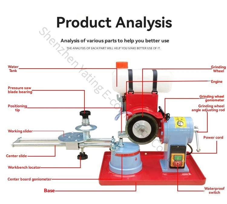 550W High-precision Alloy Saw Blade Grinding Machine, Saw Blade Grinding Machine