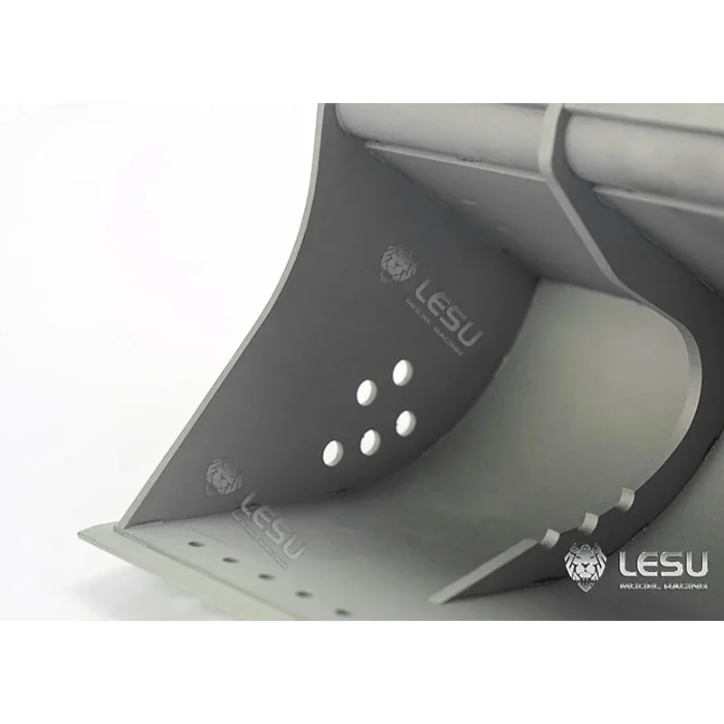 LESU 1/14 Bagger PC360 Radbagger kleiner kurzer Heck und anderer modifizierter, schnell abnehmbarer hydraulischer Neigungseimer RC-Zubehör – Detail 11