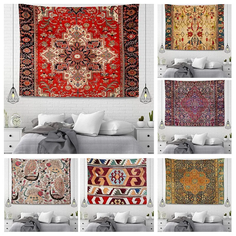 

Home decoration Wall tapestry aesthetic room boho accessories wall hanging fabric autumn mandala decor vintage Morocco Bedroom