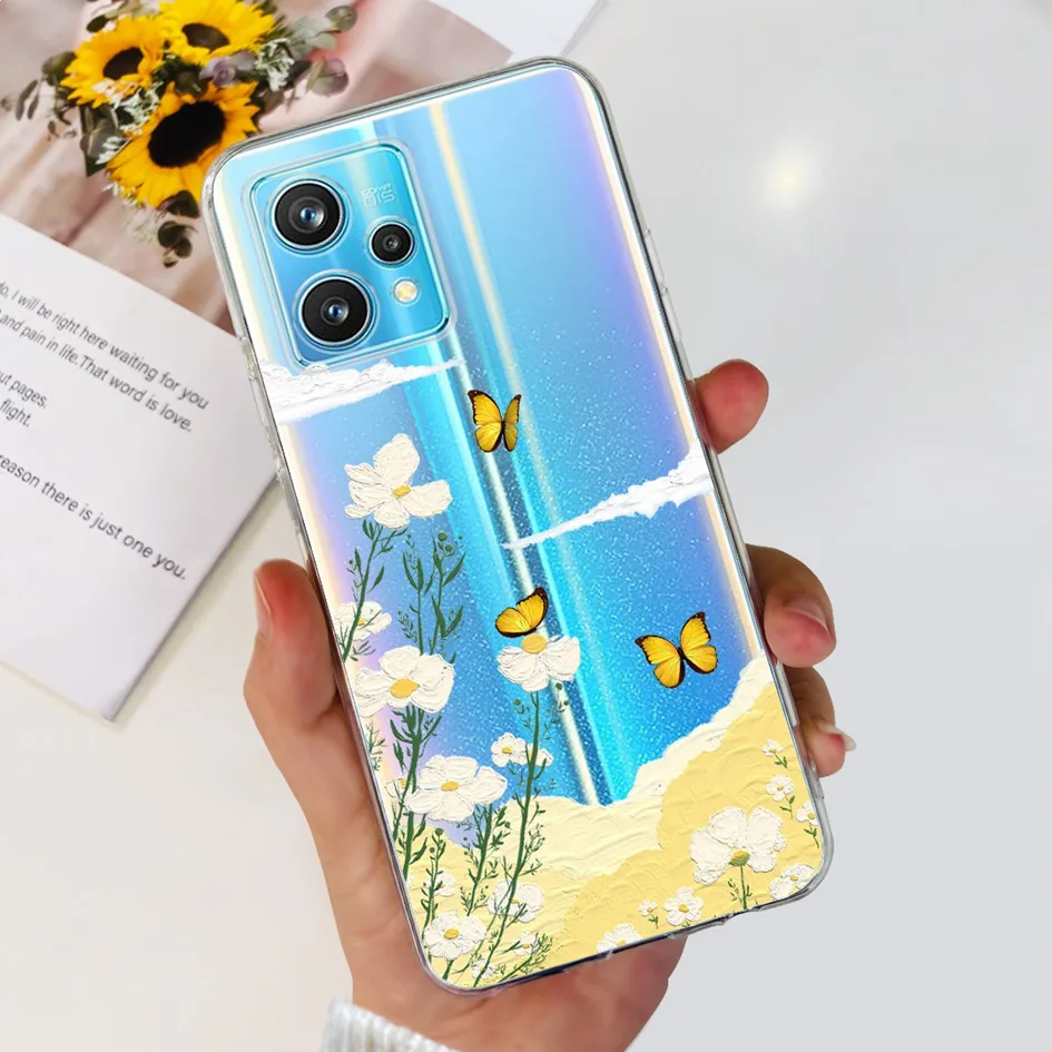 Fashion Flower Silicone Soft TPU Bumper Phone Case