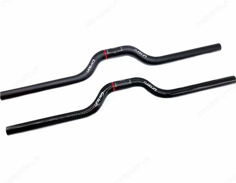 Folding Bike Carbon Fiber Swallow-shaped Handlebar 25.4*580mm Ultralight M Handlebars Bicycle Parts