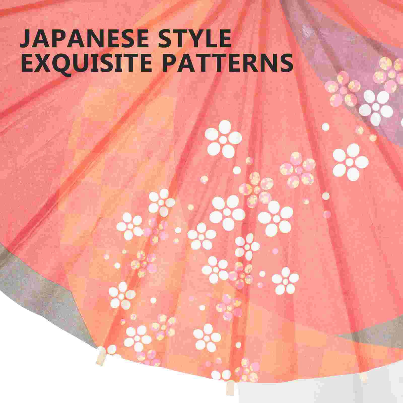 Parapluie japonais en papier pour photographie, délicat, décoratif, unique, cosplay, en bois, classique, 2 pièces