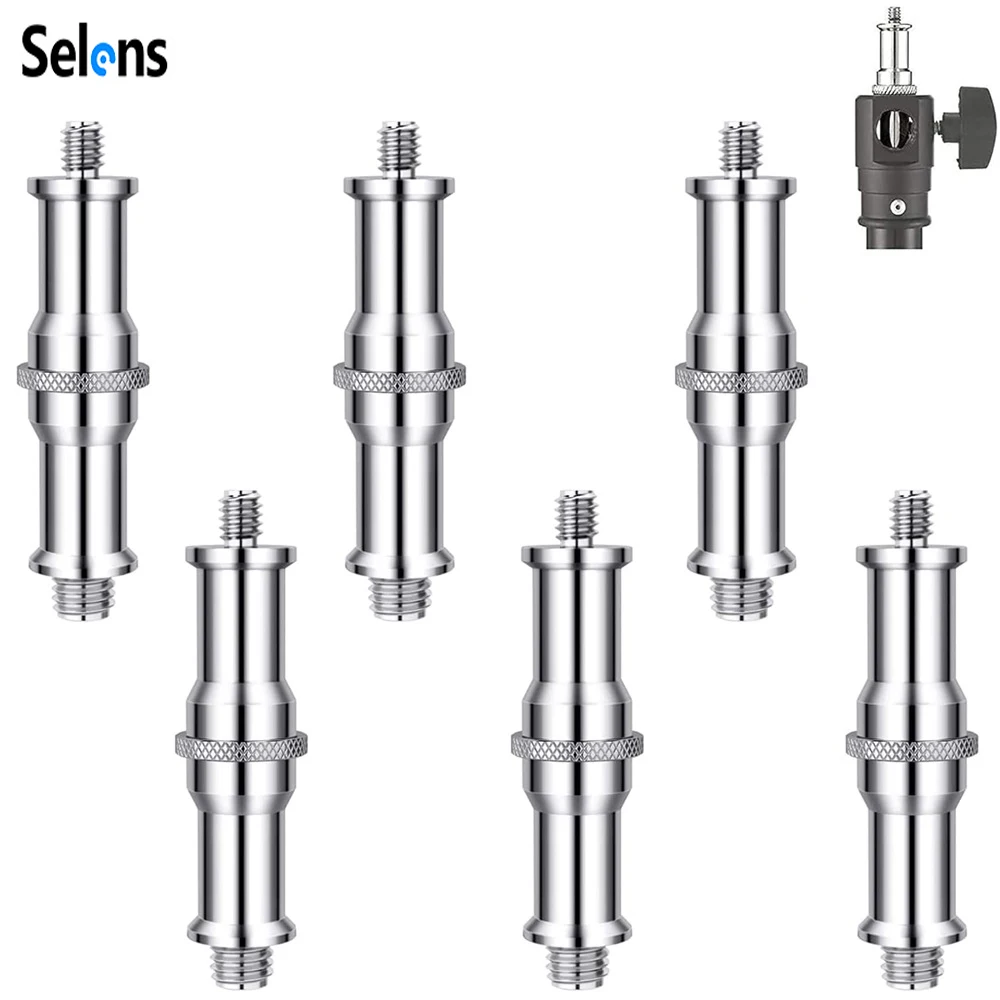 Selens 3 Pcs Standard 3 8 to 1 4 Adapter Thread Screw For Light Stand selens-3-pcs-standard-3-8-to-1-4-adapter-thread-screw-for-light-stand