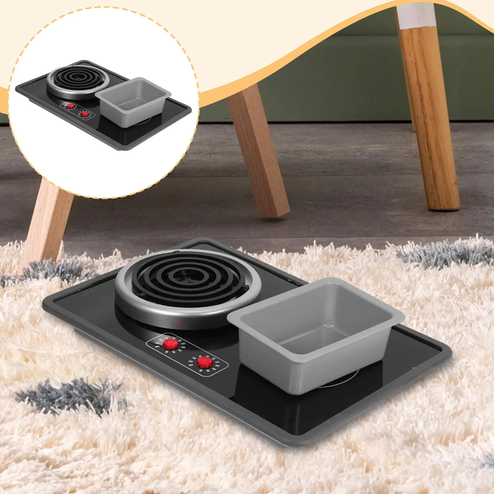 Kids Kitchen Toy Stove Toy with Lights and Sounds,Cookware Realistic Pretend Play Learning Toy Role Play for Children,Girls Boys Kids Kitchen Toy Stove Toy with Lights and Sounds,Cookware Realistic Pretend Play Learning Toy Role Play for Children,Girls Boys