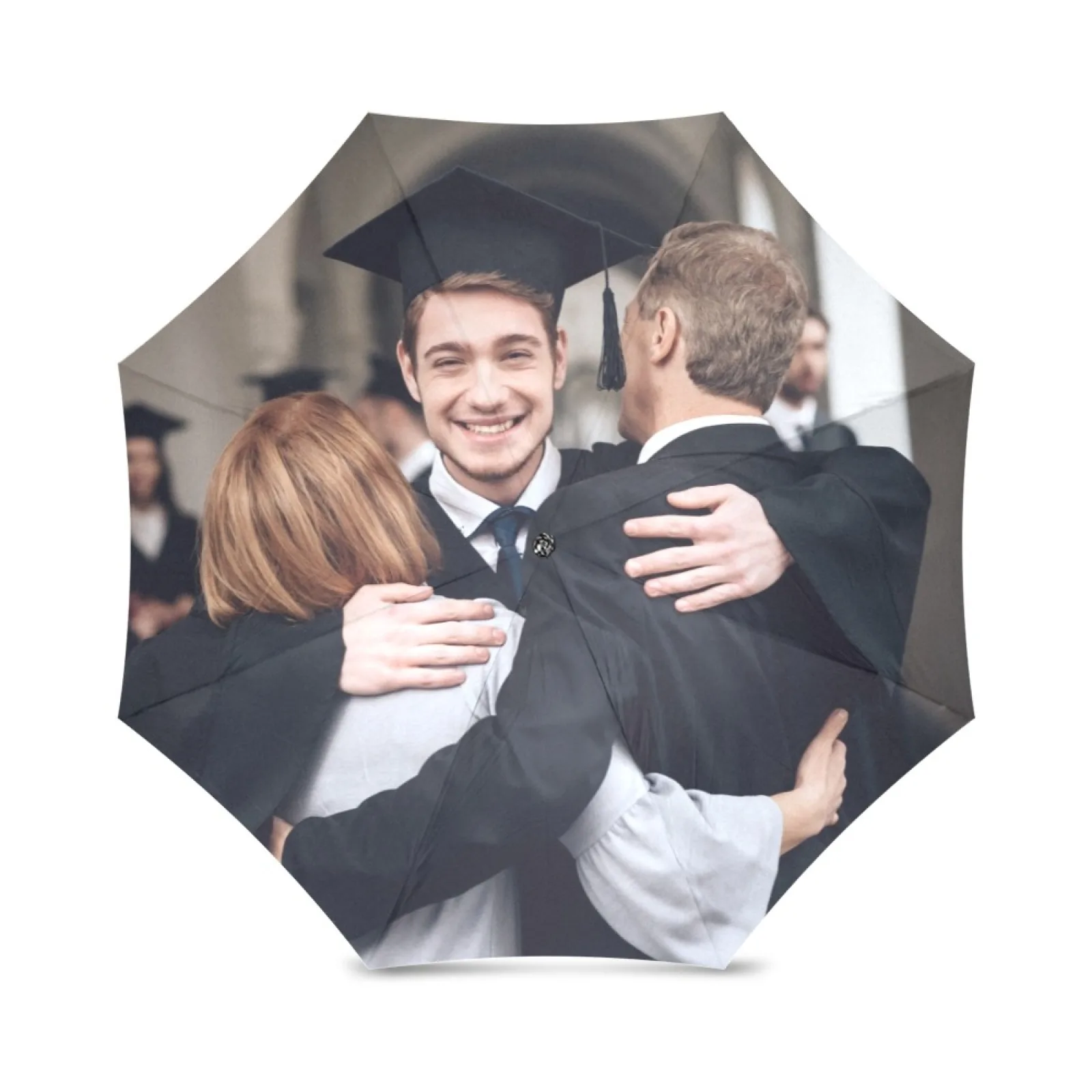 Folding Umbrella Sun Rain Windproof Portable Hand Open Close Collapsible Travel Personalized