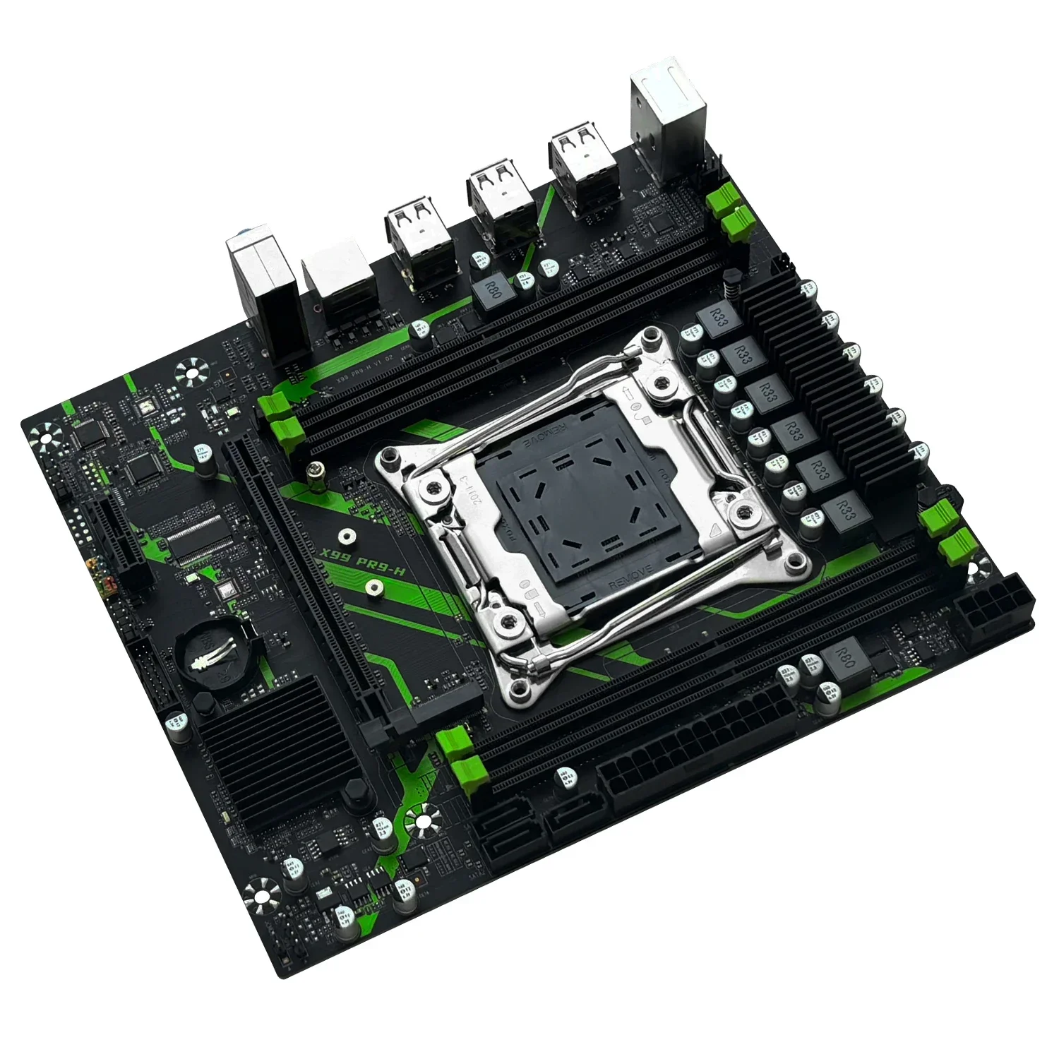 Intel LGA2011-3 Xeon E5 2630 V4 CPU 세트가 포함된 MACHINIST PR9-H X99 마더보드 DDR4 2*8GB 2133MHz RAM 메모리 키트 M-ATX NVME M.2