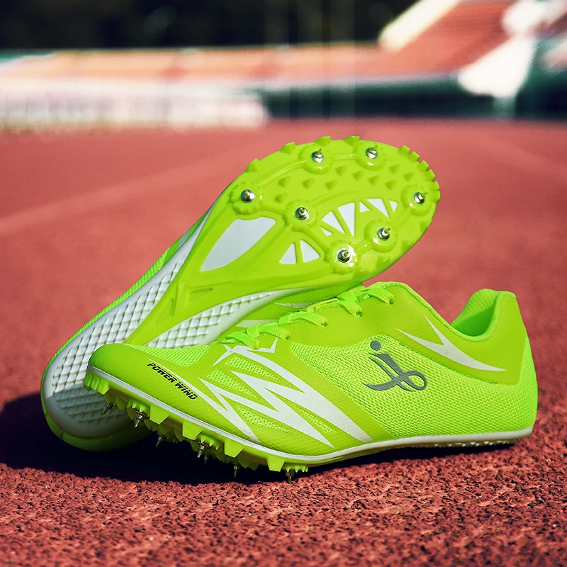 Track and Field Shoes for Men and Women, Athletics Training, Lightweight Running Sneakers, Plus Size, Students