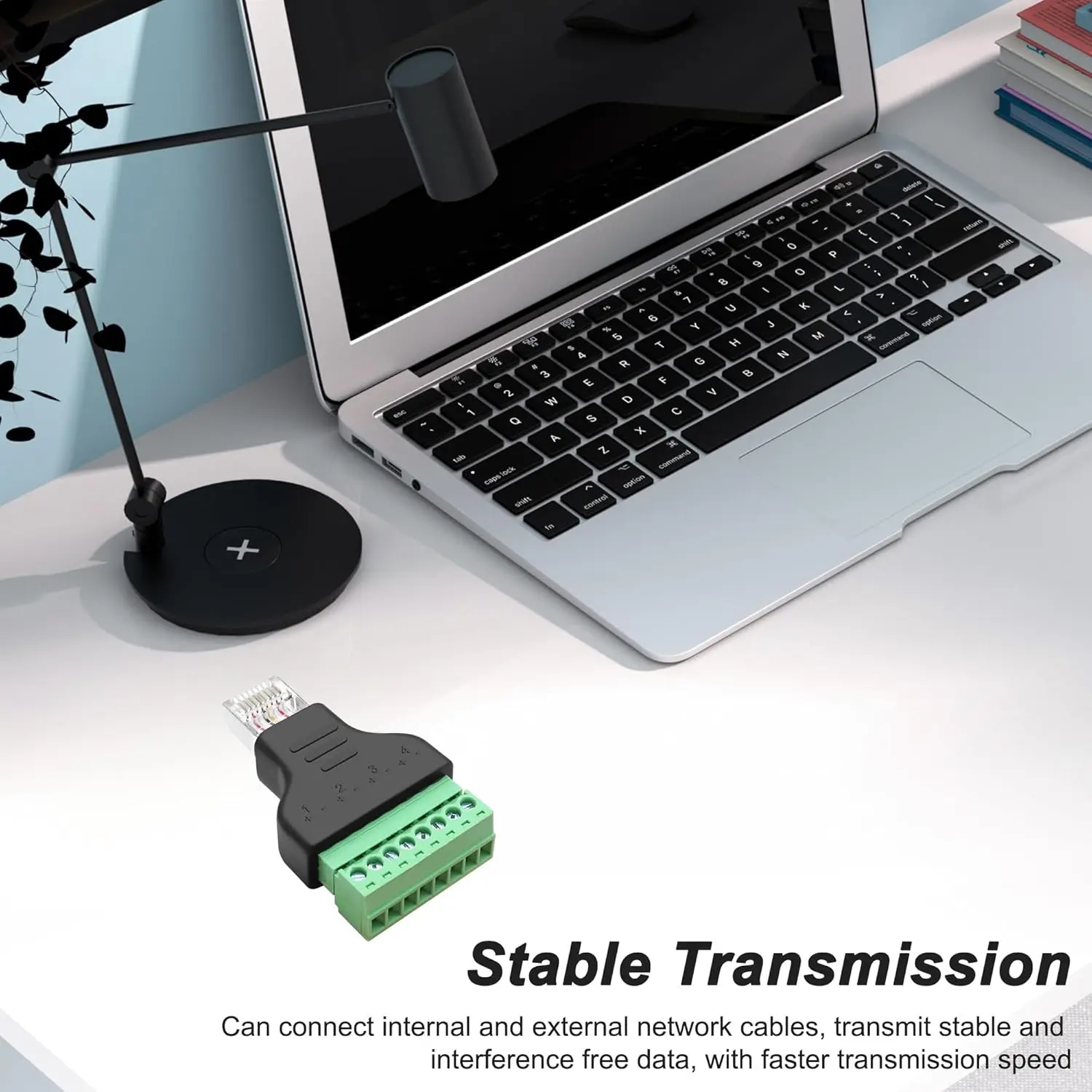 RJ45 남성-여성 8핀 나사 단자 블록 어댑터 RJ45 8P8C 브레이크아웃 보드 (Cat7, Cat6, Cat5 이더넷 연장 커넥터용)