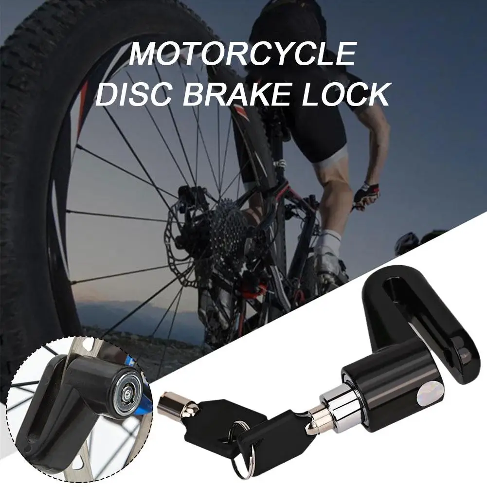 Security Anti-Theft Disc Brake Lock For Motorcycle E-Bicycle Safety Protection Bike Accessories C6T6 160mm 180mm 203mm floating brake disc rotor bicycle brake pad six bolt disc bike part