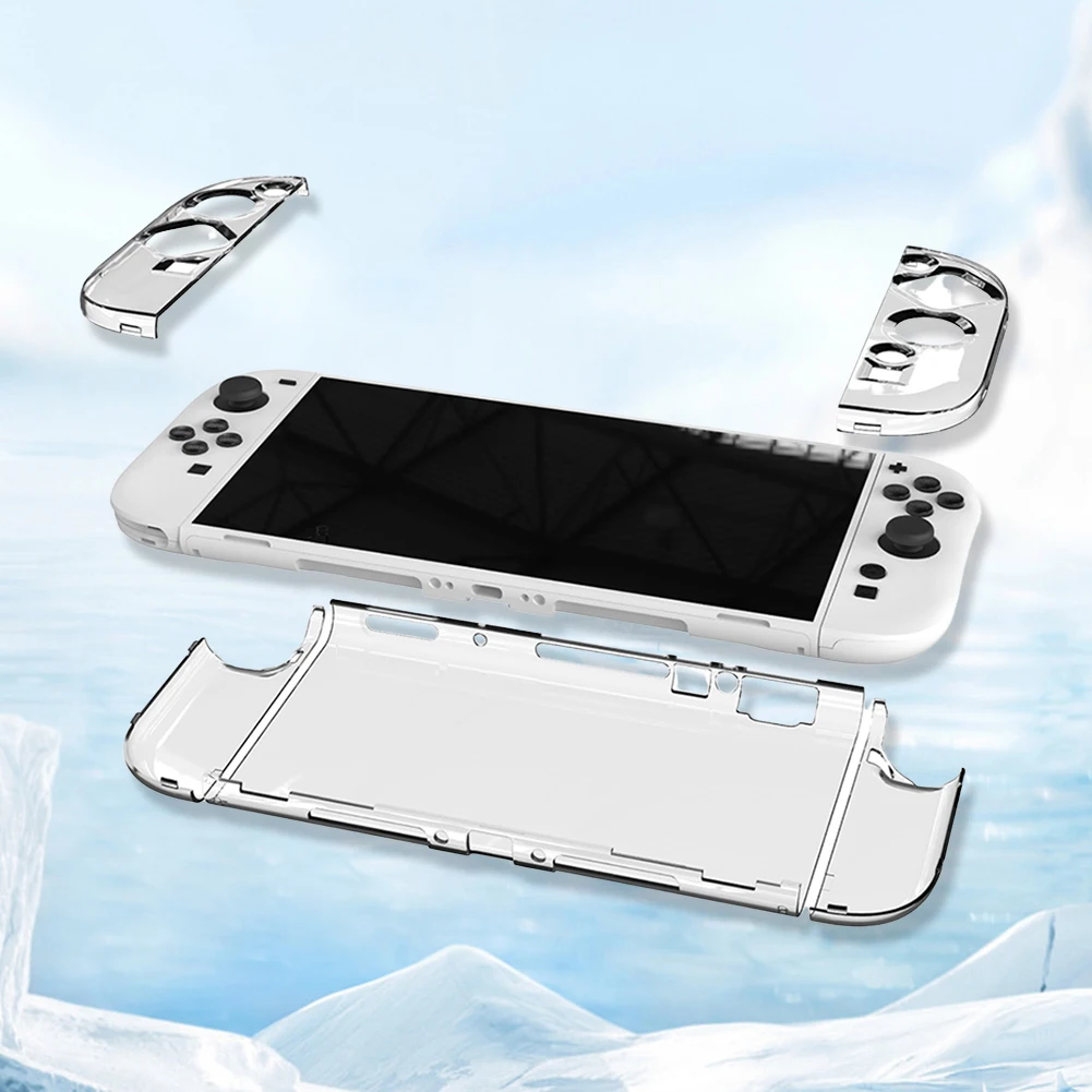 For NS 2 Transparent Protective Case Anti-Scratch PC Hard Shell Skin Case Cover for Nintendo Switch 2 Gaming Console Accessories