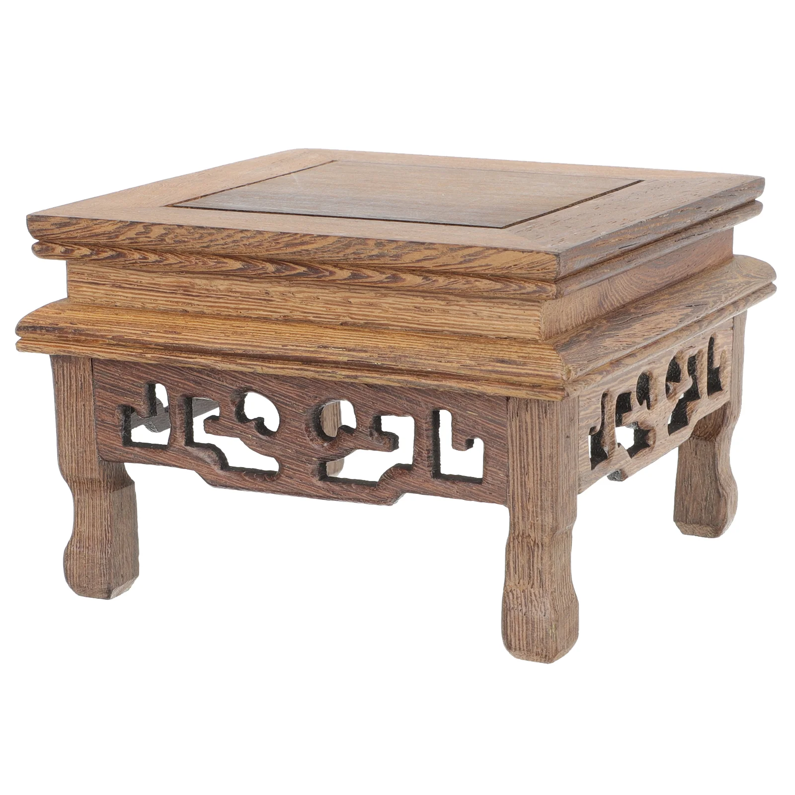Rectangular Planter Planter Stand Woodsy Decor Household Flower Pot Base Decor Home Holder Crafts plant stand wooden flower shelf