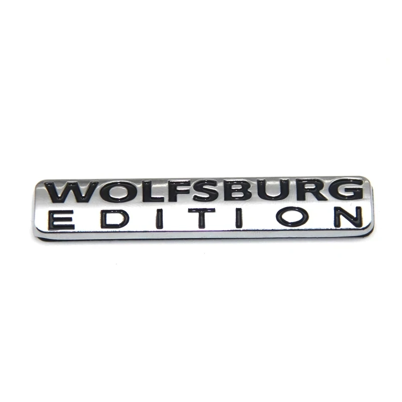 Металлическая хромированная эмблема заднего крыла автомобиля WOLFSBURG |