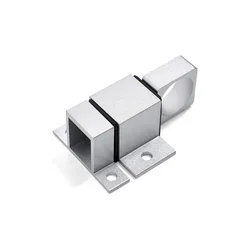 Enhanced Aluminum Alloy Self - Closing Safety Latch (Square - Silver)