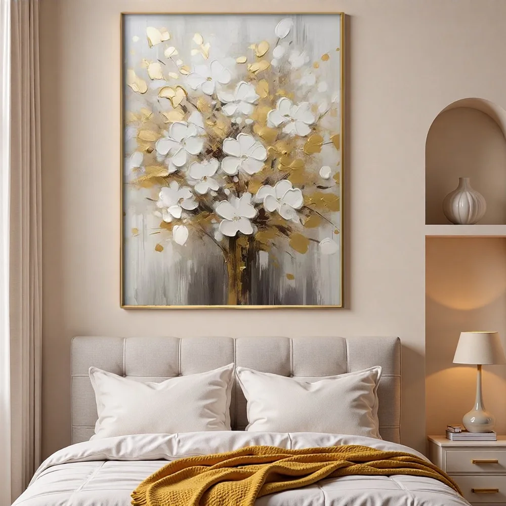 Textured Floral Oil Painting 5