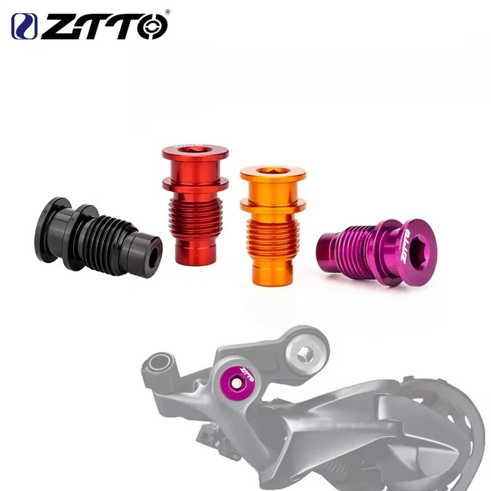 ZTTO 1 Stück Rennrad UT R8000 Schaltwerk Drehwellenbolzen Aluminiumlegierung Fahrradschaltung RD Befestigung Achsschraube M10 x 20,5 mm – Detail 3
