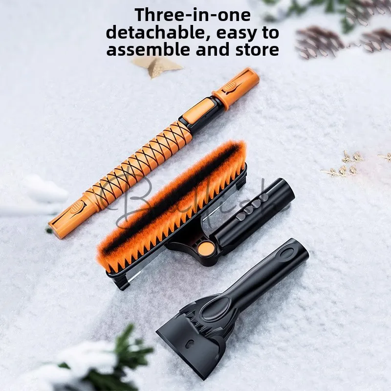 Car snow removal shovel snow sweeping brush shoveling artifact winter window glass defrosting and deicing multi-function