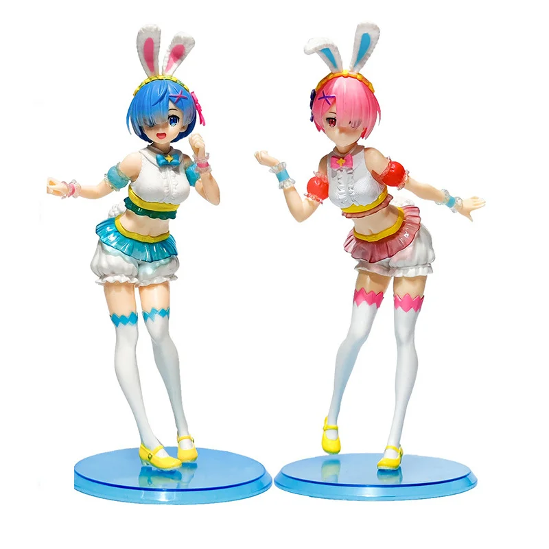23cm Anime Rem Ram Figure Re Life In A Different World From Zero Bunny