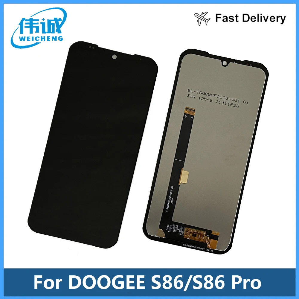 

For 6.1'' DOOGEE S86 Pro LCD Display + Touch Screen Digitizer Assembly Replacement Glass For DOOGEE S86 LCD Sensor