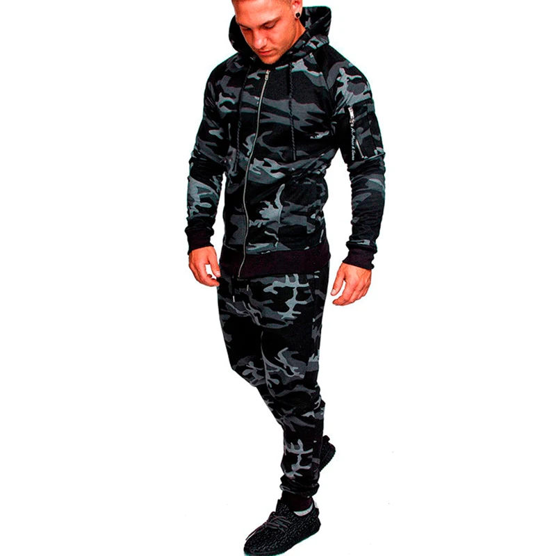 

Men's Camouflage Military Tactics Set Wear Resistant Multi Pocket Breathable 2-piece Men's Outdoor Sports Climbing Clothing