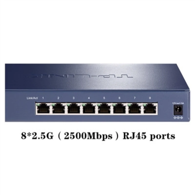

For 2500mbps switch 2.5 gigabit switch network switch ethernet 2.5g switch 2.5gbe rj45 8-port 2.5gbps 2.5gb TL-SH1008