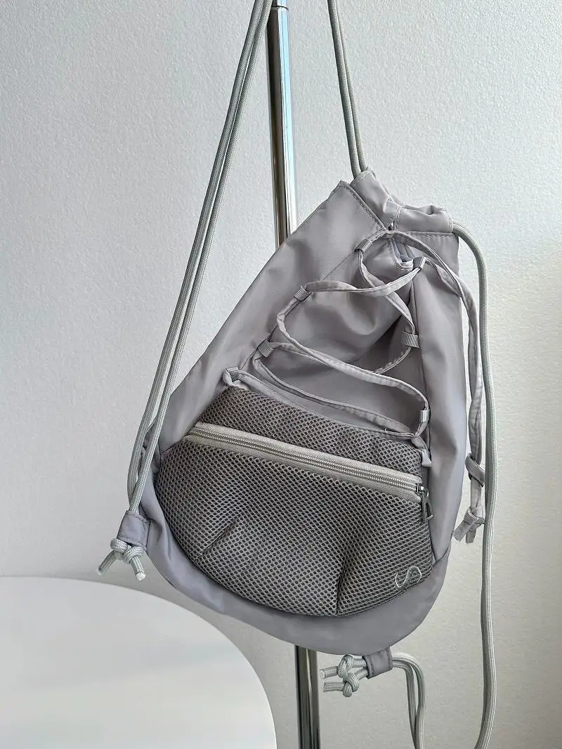 Designer Brand 2023 Mesh Pocket Backpack Casual Detachable Backpack for Men Women Mochilas Para Mujer Hot Selling