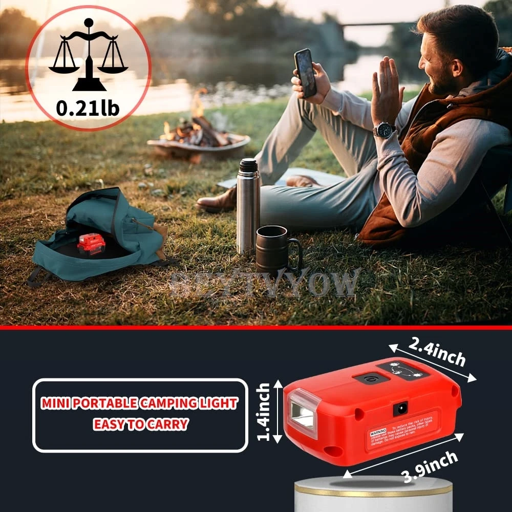 3W 140LM LED Light Battery Adapter Charger for Craftsman V20 Li-ion Battery 2 US