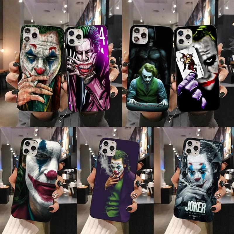 cute iphone 11 cases Funny Joker Phone Case For iphone 13 12 11 Pro Mini XS Max 8 7 Plus X SE 2020 XR cover cheap iphone xr cases