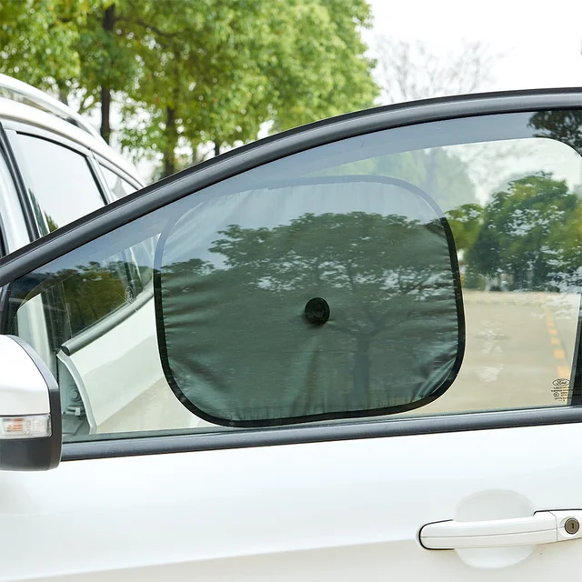 2pcs Cuttable&Non-Marking Car Side Window Sunshades, Static - Foto 6