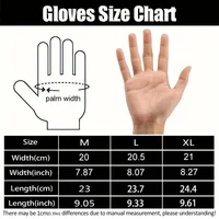 Зимние теплые перчатки с сенсорным экраном, ветрозащитные, морозостойкие велосипедные перчатки, мужские и женские перчатки для бега, пешего туризма, катания на лыжах — изображение 6