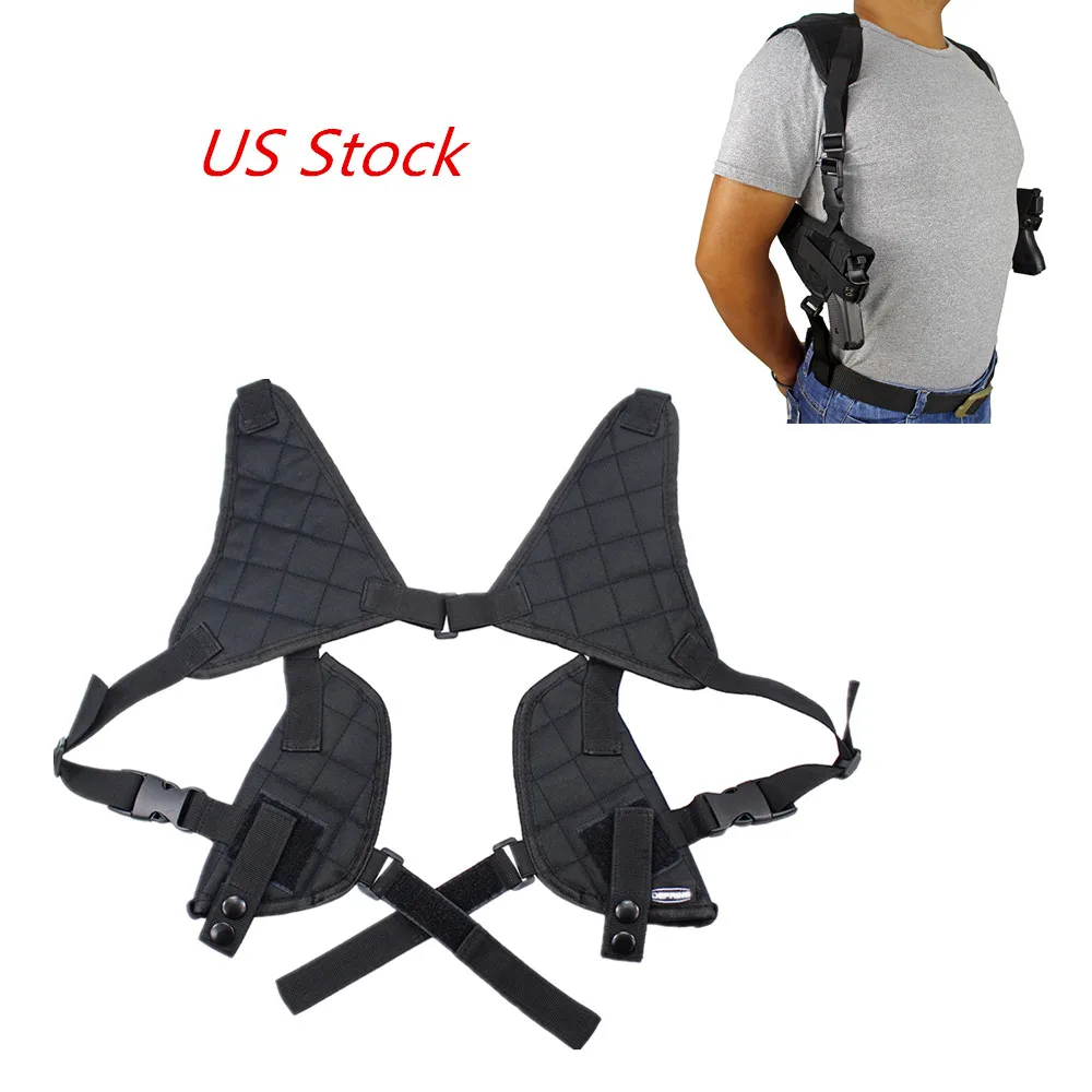 Tactical Concealed Hand Gun Shoulder Holster Under Arm Double Draw
