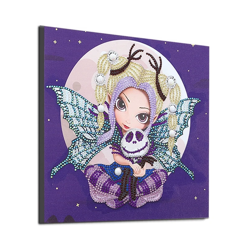 

Partial Special Shaped Drill Rhinestone DIY Diamond Painting "Fairy" Girl Embroidery Cross Stitch Decor Gift DZ535