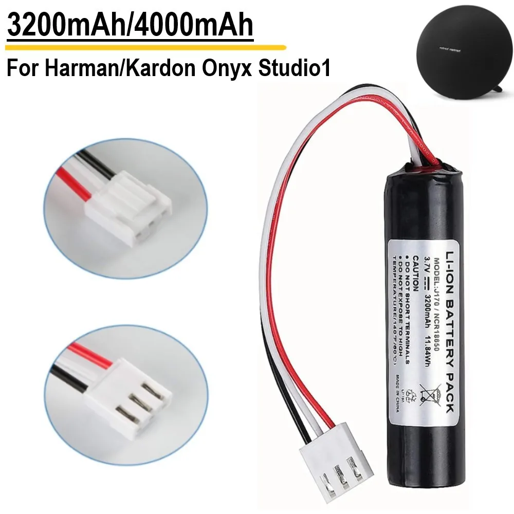 Batteria Harman Kardon 3.7V 4000Mah, Batteria Di Ricambio Compatibile Con Harman/Kardon Onyx Studio 1/2 / 3/4 Onyx Studio 2