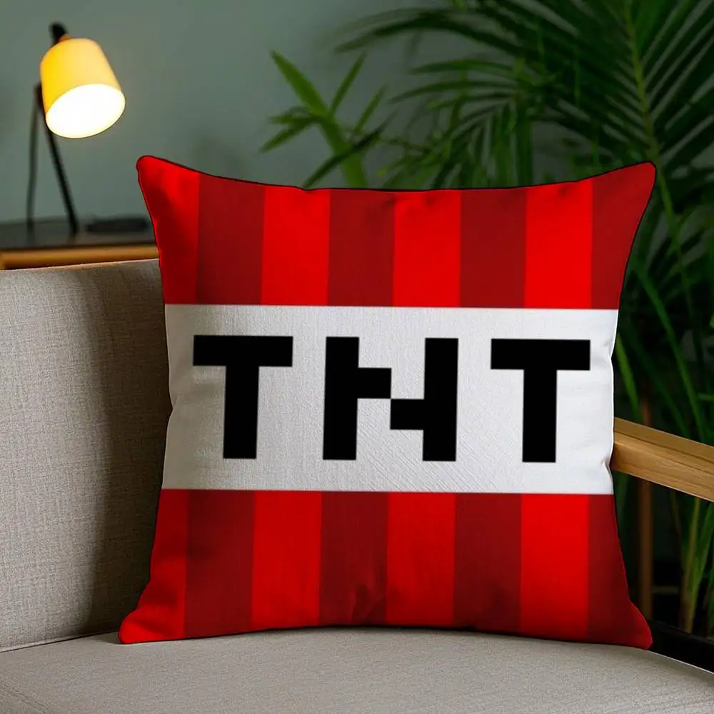 Pillow case on couch