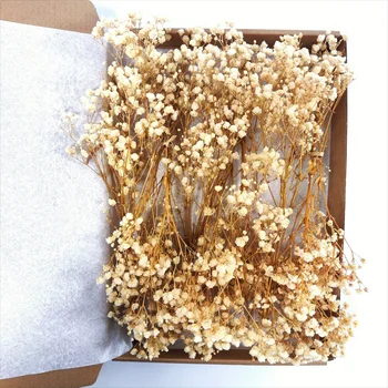 8pcs Dried Flowers Gypsophila Baby’s Breath Bouquet Boho Weddings Festival Decor Artificial Flowers Gypsophile Home Decoration