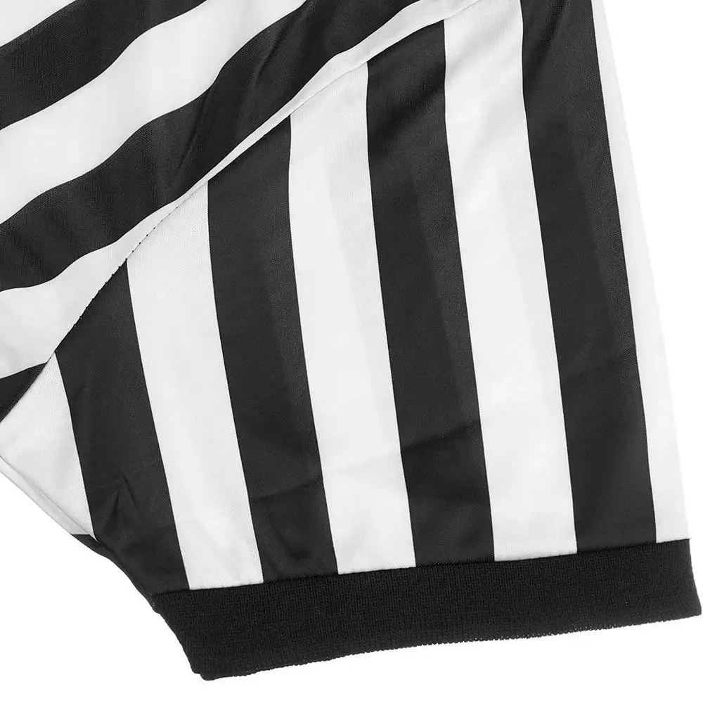 Description Picture 6 of itemStriped Referee Shirt Men Official Pro-Style Collar Referee Shirt Gym Sporting Soccer Basketball Collared Referee Shirts Men