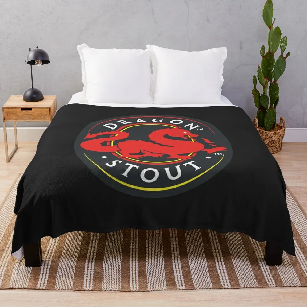 

Jamaican Dragon Stout Throw Blanket Luxury Blanket