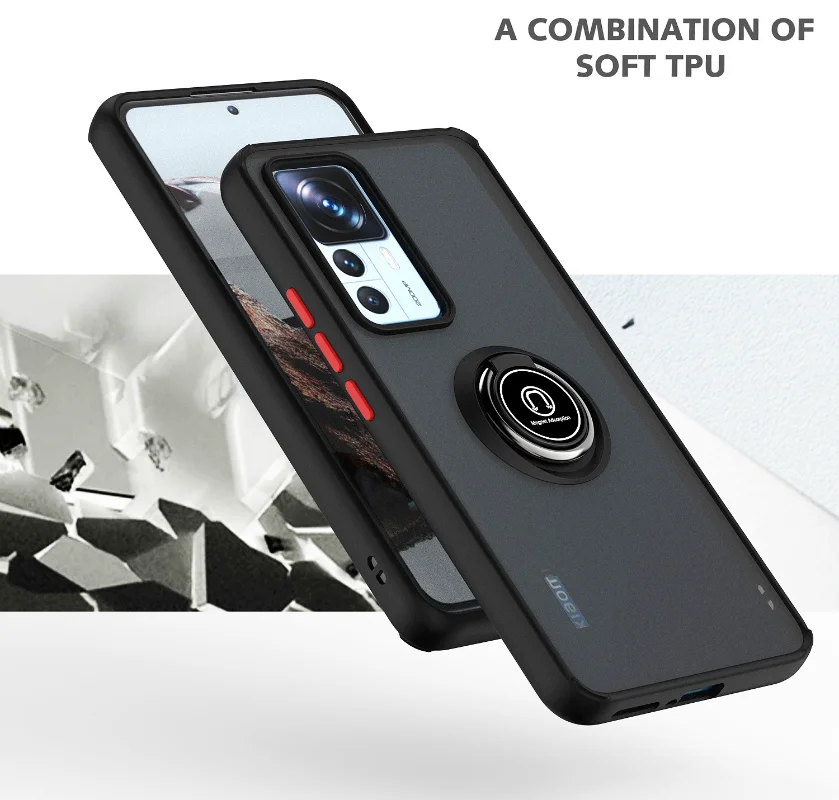 

Simple Soild Color Magnetic Bracket 360 Degree Rotating Stand Mobile Phone Case with Holder for Redmi K50 Premium Xiaomi 12T Pro