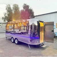 Camion de nourriture électrique personnalisé avec cuisine complète, remorque à crème glacée, camion de nourriture mobile, kiosque 6