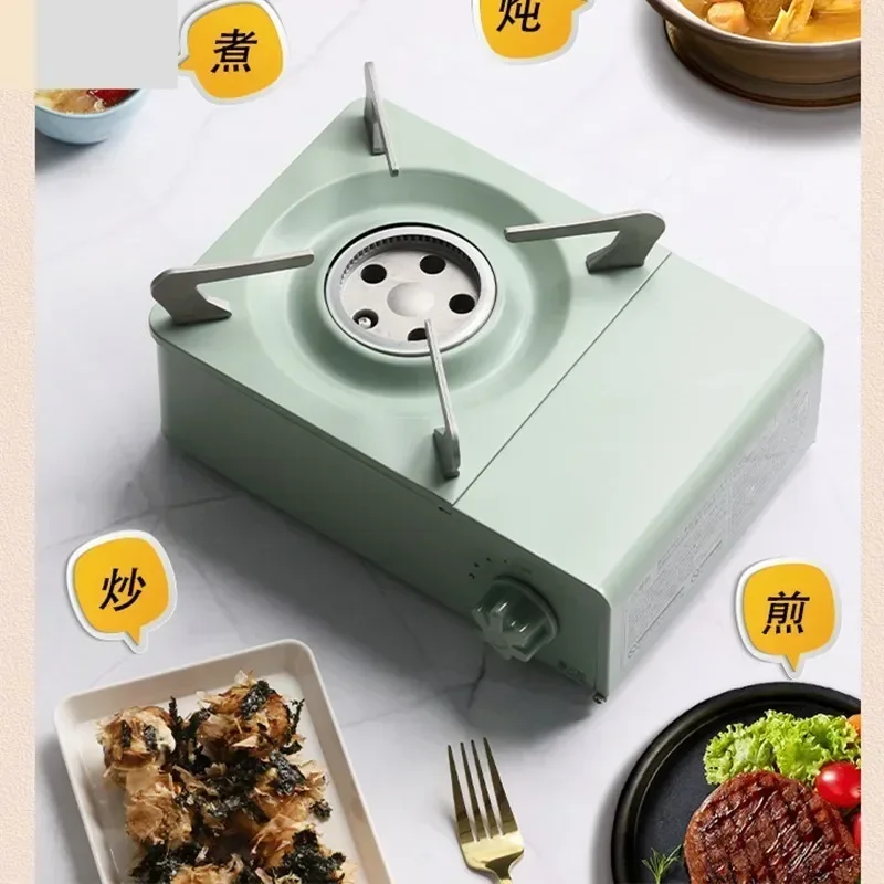 Camping Gas Cooktop Portable Barbecue Camp Stove Home Appliance Gas Stove 1 Burner Camping Accessorie Butane Liquefied