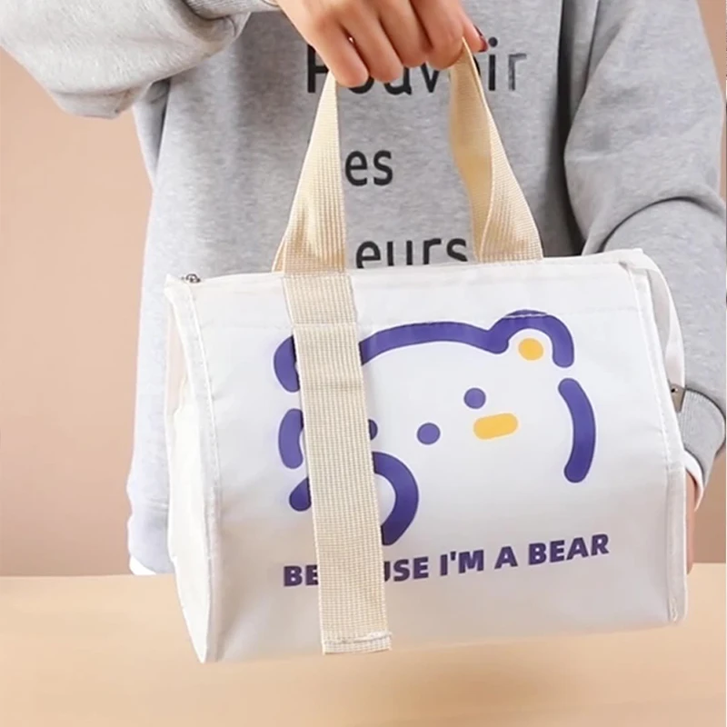 Portable Thermal Lunch Box Bag for Women and Kids – Insulated Food Storage Handbag, Tra... - SKU TLBB1632 - UGI Packaging