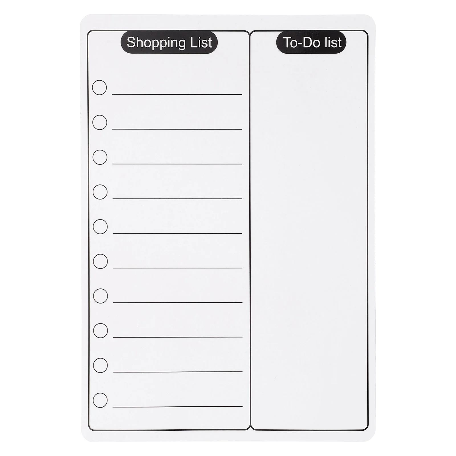 Message Board Fridge White Magnetic Notepads for Refrigerator Rewritable Magnets Soft List