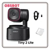 OBSBOT Tiny 2 Lite 4K Webcam for PC AI Tracking PTZ Streaming Camera with 1/2 Sensor 60 FPS HDR Microphones Web Camera 1