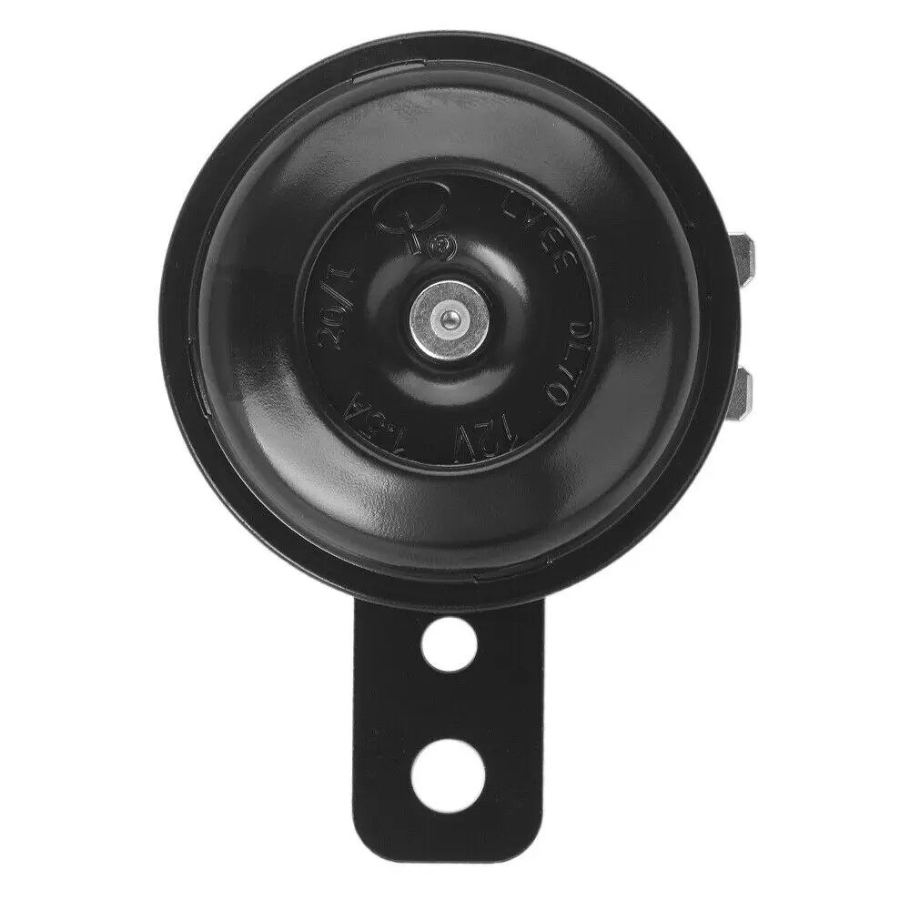 12v Black Electric Motorcycle Horn Loud 105db Strong Shock Universal Zirconia Sand 1 Pcs 12V 1.5A