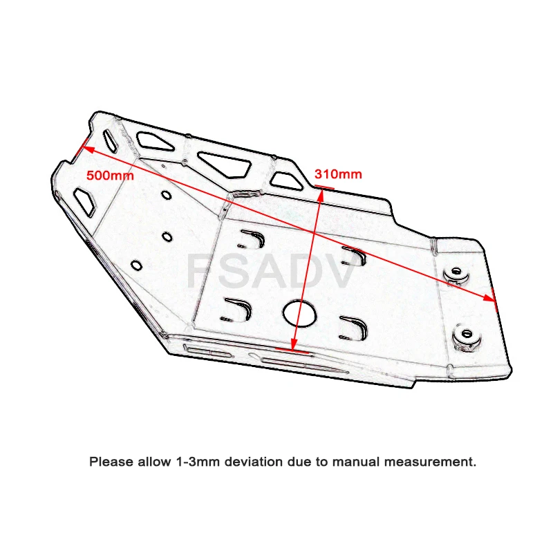 Motorcycle Engine Base Chassis Protection Cover Skid Plate For BMW F750GS F850GS ADV F850 GS F750  GS 2018 2019 2020 2021 2022